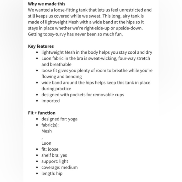 Lululemon | No Limits Tank - Picture 9 of 9